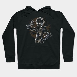 Gas Mask Scissor Hands Hoodie